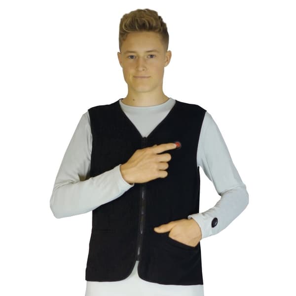 Glovii GV1XXL vintersport kroppsskydd Skyddsväst Skidåkning, Snowboard Unisex Polyester Svart