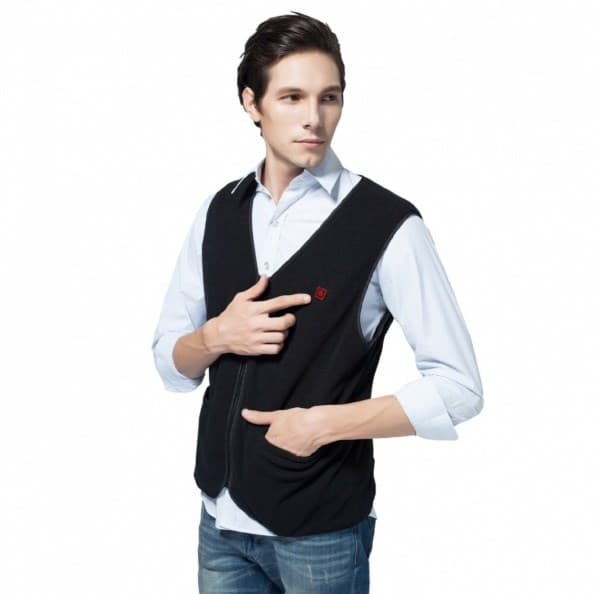 Glovii GV1XL talviurheilun vartalonsuojain, suojaliivi, hiihto, lumilautailu, unisex, polyesteri, musta