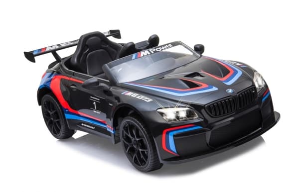 Jamara BMW M6 GT3, 3 år, 4 hjul, Sort, Blå, Rød