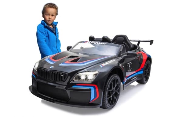 Jamara BMW M6 GT3, 3 år, 4 hjul, Sort, Blå, Rød