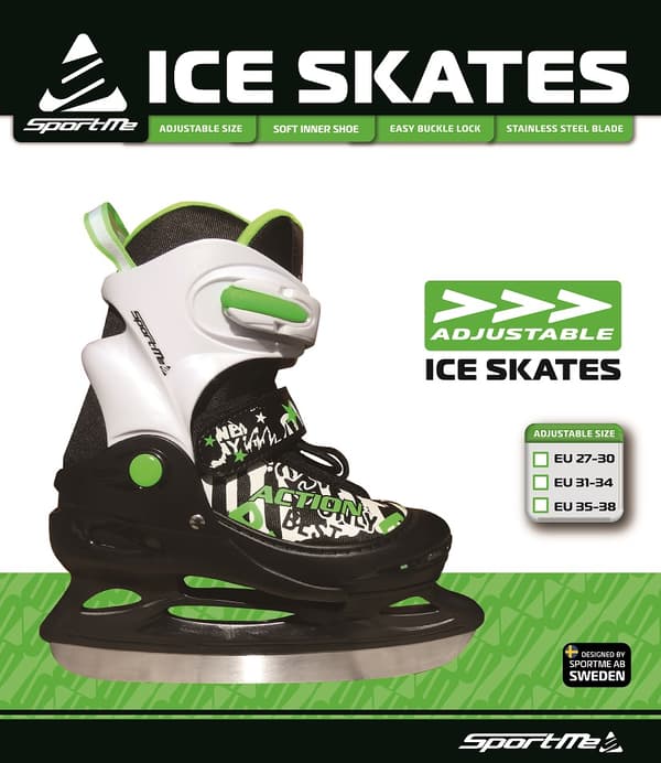 Skating grønn størrelse 26-29