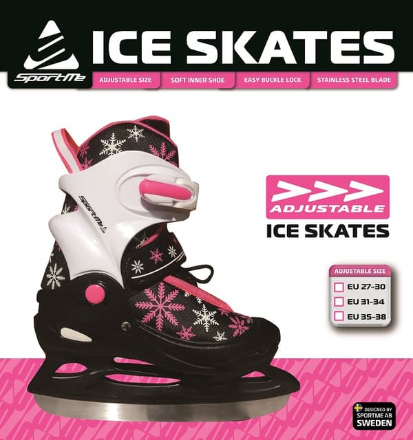 Skate rosa størrelse 26-29