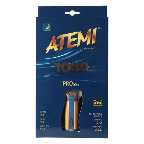 ATEMI 1000 Anatomical Black and Red tennisracketar - Vuxen - 2 års garanti