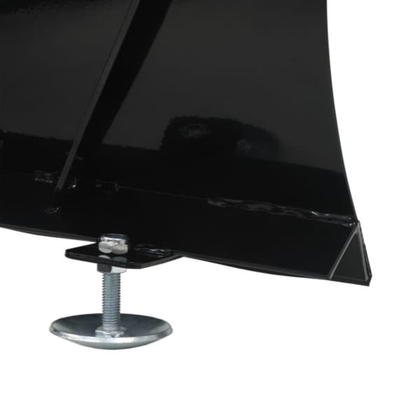 vidaXL Snöplog för ATV 120x38 cm svart