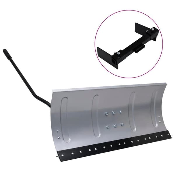 vidaXL Snöblad till gräsklippare med adapter 100 cm