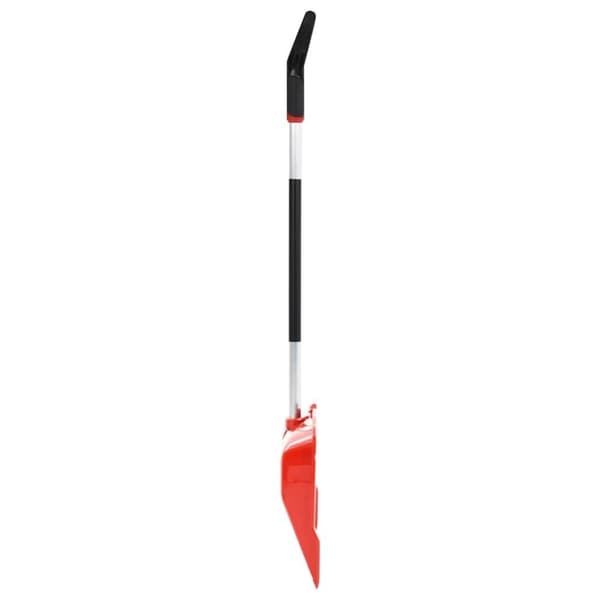 vidaXL Snøskuffe rød 136 cm aluminium