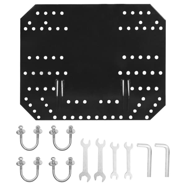 vidaXL Snøplog for ATV 150x38 cm svart
