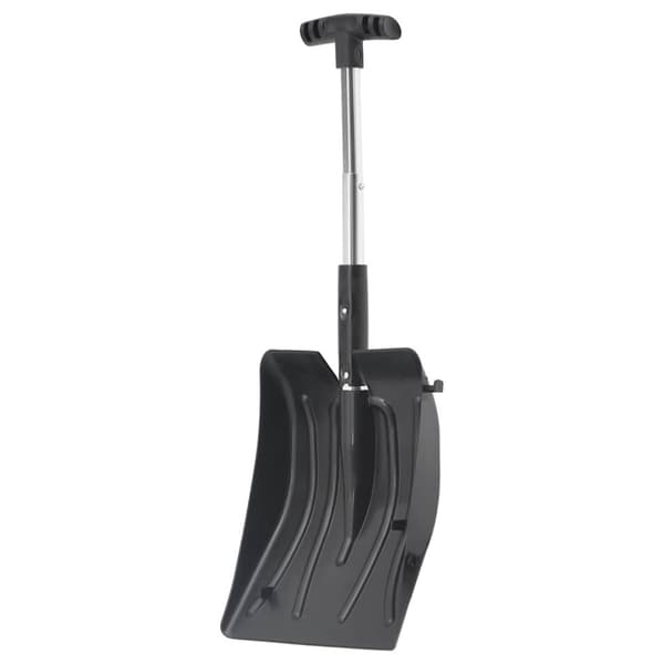 vidaXL Snöspade set 3-i-1 svart aluminium