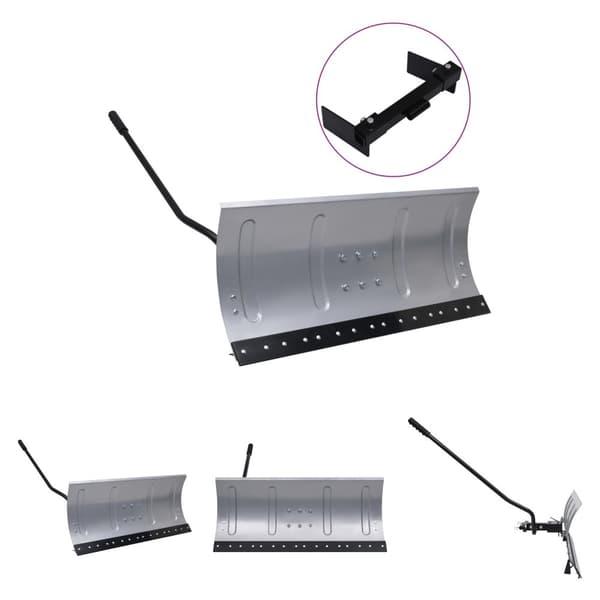 The Living Store Snöblad till gräsklippare med adapter 100 cm -  Snöskyfflar