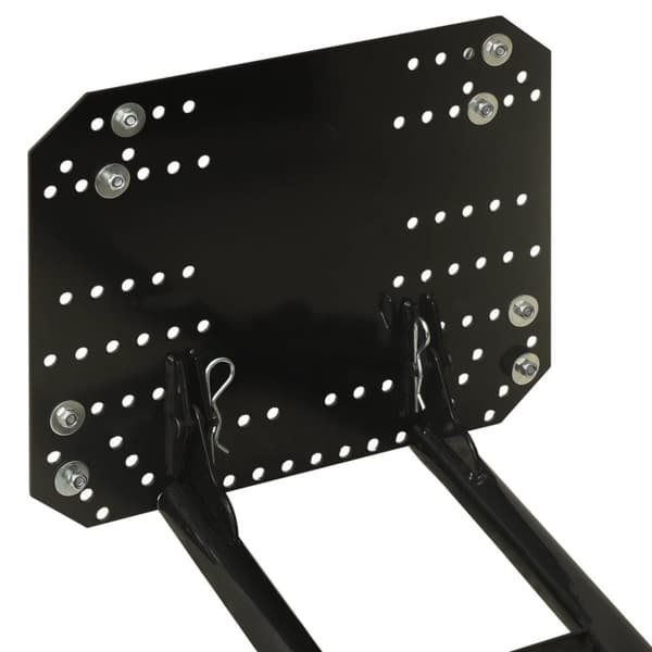 The Living Store Snöplog för ATV 115x38 cm svart -  Snöskyfflar