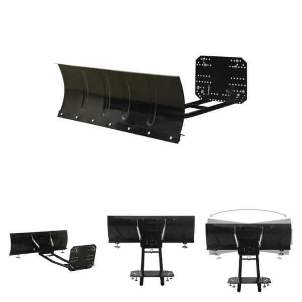 The Living Store Snöplog för ATV 115x38 cm svart -  Snöskyfflar