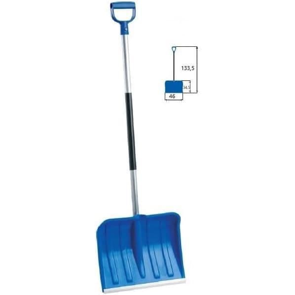 Blå Hybrid Snöskyffel 46 cm med Aluminiumhandtag