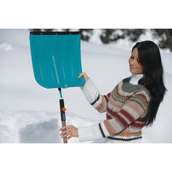 GARDENA Combisystem snöskyffel Längd 40 cm Nötningsbeständig Plastblad kyltålig upp till -40°