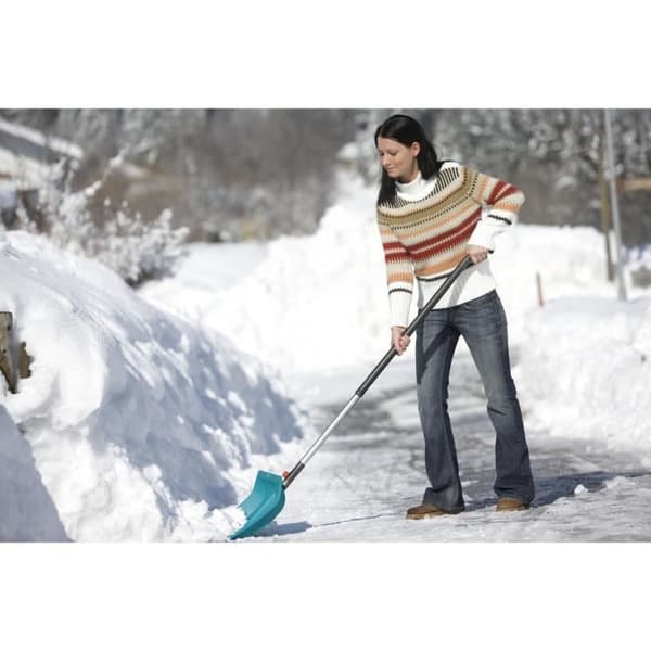 GARDENA Combisystem snöskyffel - Aluminiumblad som tål kyla upp till -40° - 50 cm