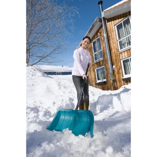 GARDENA Combisystem snöskyffel - Aluminiumblad som tål kyla upp till -40° - 50 cm