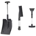 Miniatyrbild 1 av 2: Snöspade set 3-i-1 svart aluminium