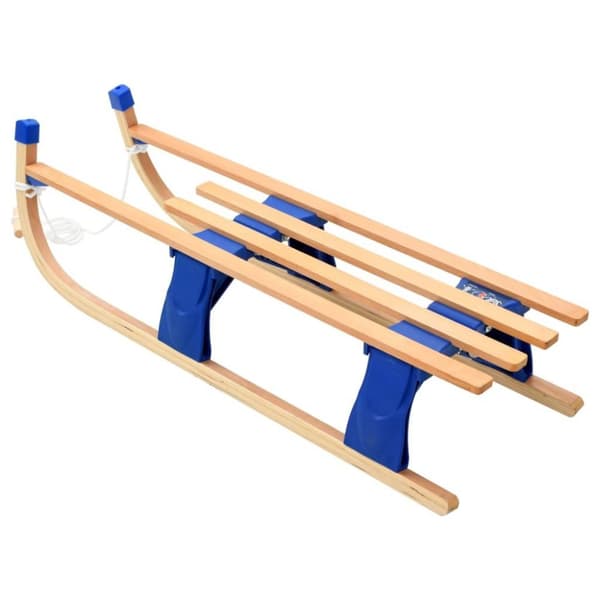 vidaXL foldbar kælk i træ 110 cm