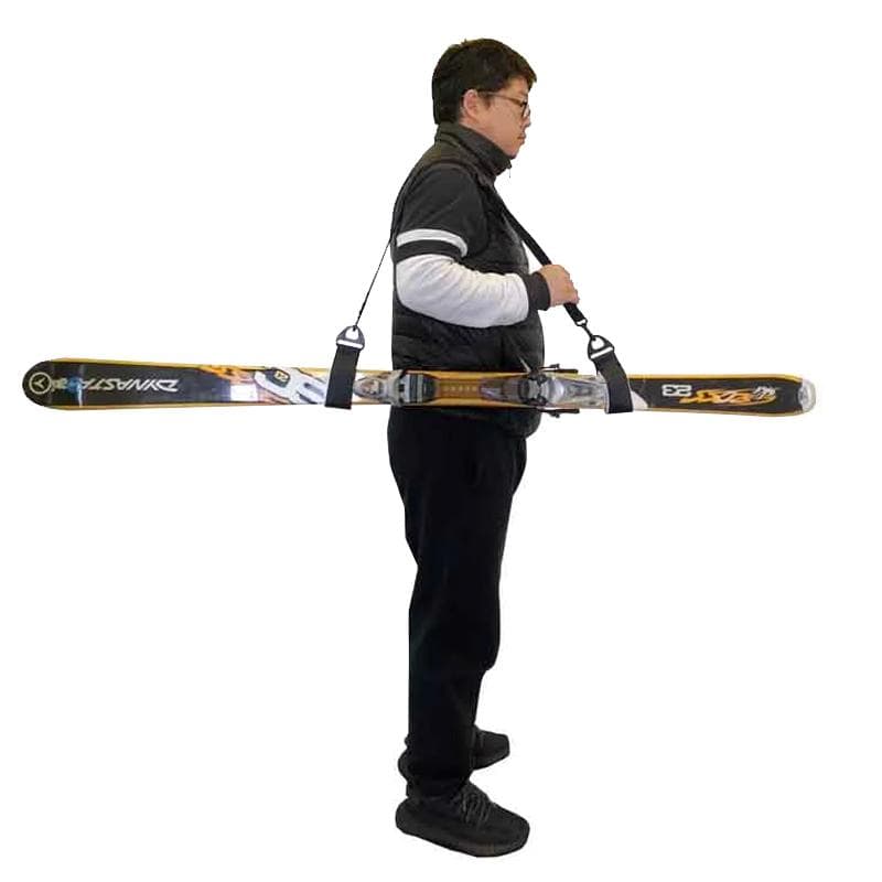 Axelrem till Snowboard och Skidor - Svart