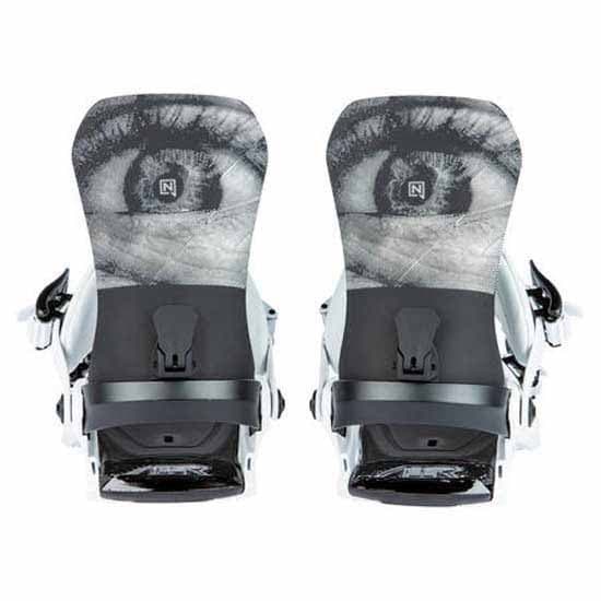 Nitro Snowboardbindningar One Vit L