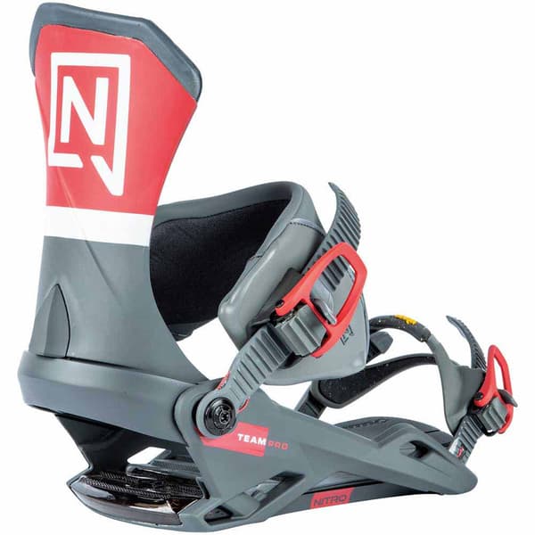 Nitro Snowboard Bindinger Team Pro Grå L