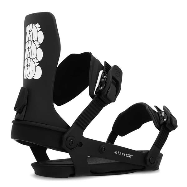 Ride Snowboardbindningar A-6 Svart M
