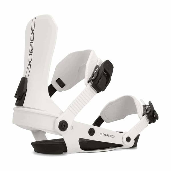 Ride Kvinna Snowboard Bindningar Al-6 Vit S