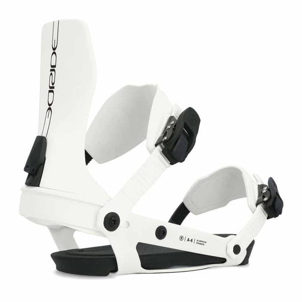 Ride Snowboard Bindinger A-6 Hvid M