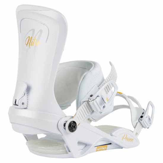 Nitro Kvinde Snowboard Bindinger Poison Hvid S-M