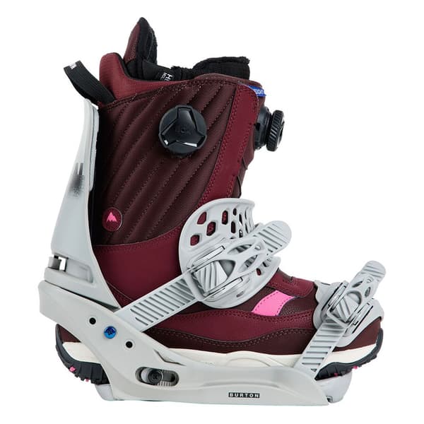 Burton Kvinna Snowboard Bindningar Lexa X Est Silver S