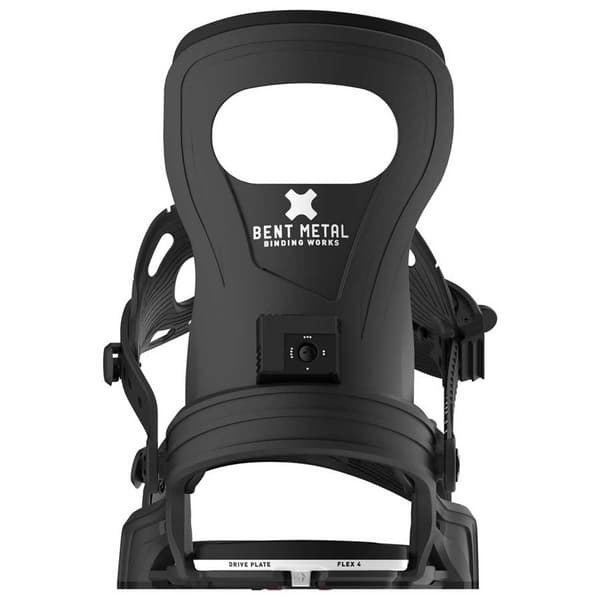 Bent Metal Bolt Snowboardbindinger Sort S