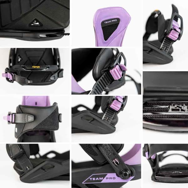 Nitro Team Pro Lumilautasiteet Violetti L