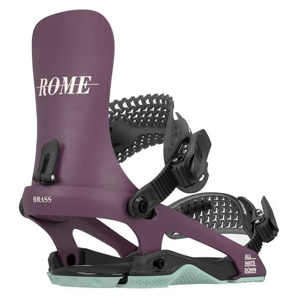 Rome Brass Snowboardbindinger Lilla S