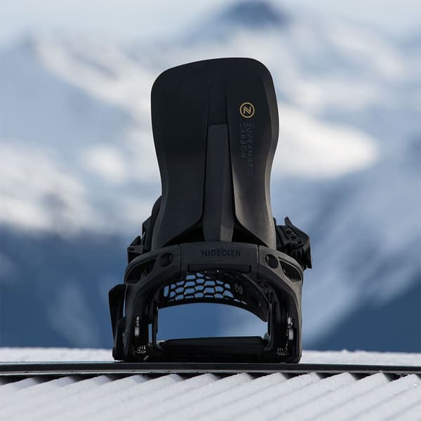 Nidecker Supermatic-carbon Lumilautasiteet Hopeinen M