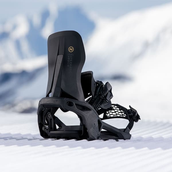 Nidecker Supermatic-carbon Lumilautasiteet Hopeinen M