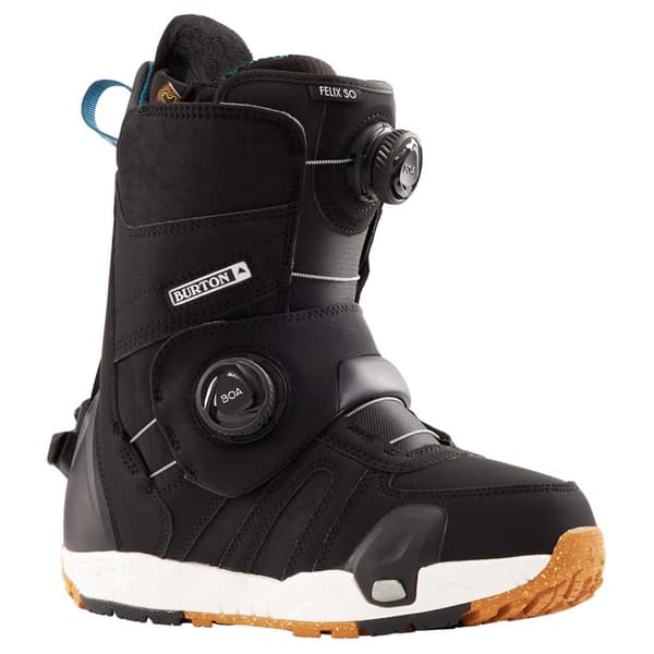 Burton Kvinna Snowboard Stövlar Felix Step On Svart 23.5