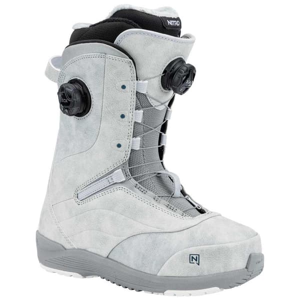Nitro Crown Boa Snowboardstövlar Grå 26.0