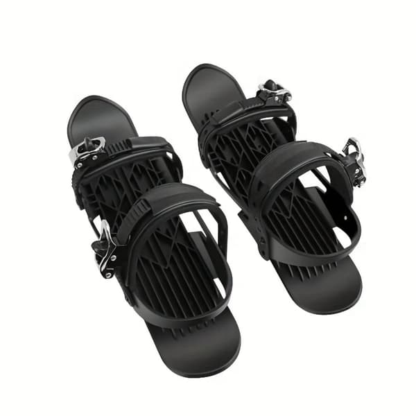 Mini Skistøvler, Letvægtsdesign, Ideelle til Vintersport,Sort