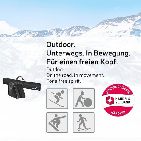 Afterski - snowboot - pjäxor Svart springa - BCR151006rot/grau43 x 27 x 5 cm, 50 Liter - Set med skidväskor Stl.
