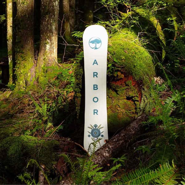 Arbor Kvinna Snowboard Cadence Camber Beige 148