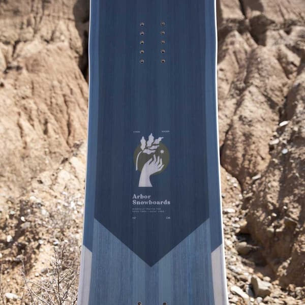 Arbor Kvinde Snowboard Ethos Rocker Blå 144