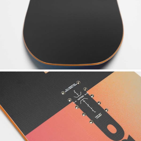 Nitro Prime Chroma Cam-out Snowboard Durchsichtig 155