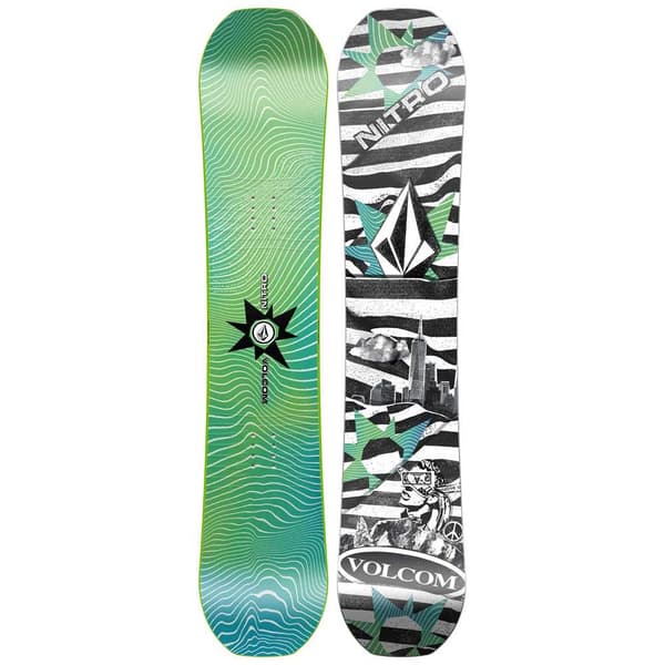 Nitro Ripper X Volcom Junior Snowboard Flerfarvet 132