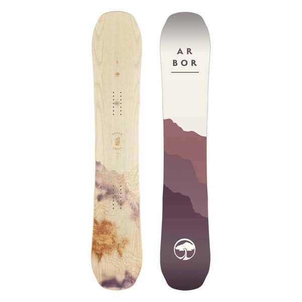 Arbor Swoon Snowboard Til Kvinder Brun 147