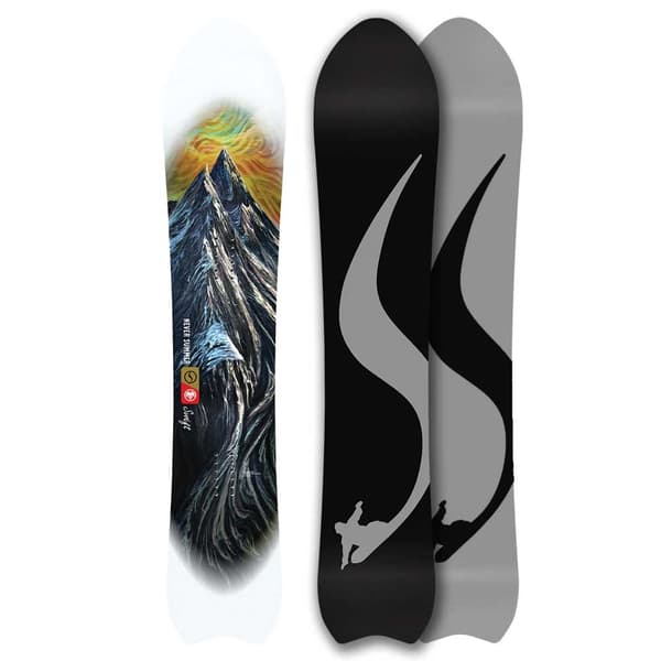 Never Summer Swift Snowboard Transparent 163