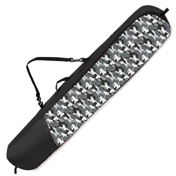 Snowboardskydd - Ej specificerat - Tarnfarbe - 165 cm max - Avtagbar axelrem - 600D Polyester