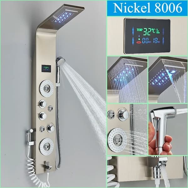 LED Bruse System, Temperatur Display, Multifunktionel Massage