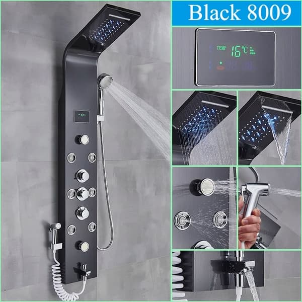LED Bruse System, Temperatur Display, Multifunktionel Massage