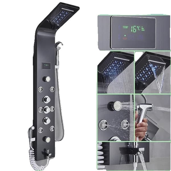 LED Bruse System, Temperatur Display, Multifunktionel Massage