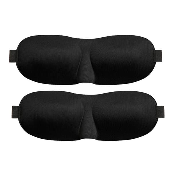 INF Sovemaske, sort 3D 2 stk.