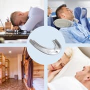Anti-snorken korrigerende åndedrætspositionerende mund-natbeskytter - Sort